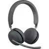 Image de Logitech Zone Wireless 2 Teams Uc (Filaire, Sans fil, USB-C, Les équipes Microsoft), Casque micro de bureau, Gris