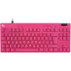 Image de Logitech Pro X Tkl Rapid (DE, Filaire), Clavier, Pink