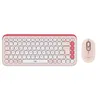 Image de Logitech POP Icon Combo - Ensemble clavier et souris - sans fil - Bluetooth LE - QWERTZ - Allemand - blanc cassé, rose
