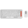 Image de Logitech Pop Icon Combo - Blanc Cassé - FRA 920-013110