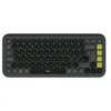 Image de Logitech POP Icon Keys - Clavier - sans fil - Bluetooth LE - QWERTY - Nordique (Danois/Finnois/Norvégien/Suédois) - graphite, vert
