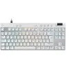 Image de Logitech PRO X RAPID - Clavier - TKL - backlit - USB - QWERTY - Nordique (Danois/Finnois/Norvégien/Suédois) - commutateur : Linear - blanc