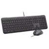 Image de Logitech Signature Slim Wired Combo MK620 for Business - Ensemble clavier et souris - USB-C - QWERTY - Nordique - graphite