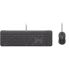Image de Logitech Signature Slim Wired Combo MK620 for Business - Ensemble clavier et souris - full size - USB-C - AZERTY - Français - graphite