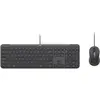 Image de Logitech Wired Combo Mk620 For Business (IT, Filaire), Clavier, Gris