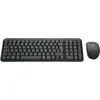 Image de Logitech MK250 (DE, Sans fil), Clavier, Gris