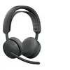 Image de Logitech 2 ES - Micro-casque - sur-oreille - Bluetooth - sans fil, filaire - Suppresseur de bruit actif - USB-C - graphite