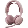 Image de Logitech 981-001521, Sans fil, Rose (Filaire, Sans fil, USB-C, Les équipes Microsoft), Casque micro de bureau, Rose