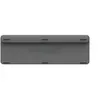 Image de Logitech Signature Slim Solar+ K980 for Business - Clavier - full size - sans fil - Bluetooth LE, USB-C - AZERTY - Français - commutateur : interrupteurs en ciseaux - graphite