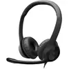 Image de Logitech H390 (Filaire, USB-C), Casque micro de bureau, Noir