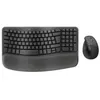 Image de Logitech Wave Keys and Lift Combo - Ensemble clavier et souris - sans fil - Bluetooth LE, 2.4 GHz - QWERTZ - Allemand - graphite