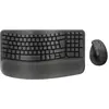 Image de Logitech Wave Keys and Lift Combo (DE, Sans fil), Clavier, Noir