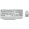Image de Logitech Signature Comfort Plus MK880 - OFF-WHITE - DEU (DE, Sans fil), Clavier, Blanc