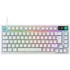 Image de Clavier gaming avec fil Azerty Logitech G G316X 75 Blanc