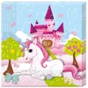 Image de Serviettes en papier Licorne x20 Procos