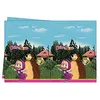 Image de Procos 86515 - Nappe en Plastique, Motif Macha et l'ours, 120 x 180 cm, Multicolore