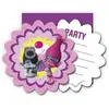 Image de Procos, Carte de voeux + papier à lettres, Cartes d'invitation Trolls (6 pcs)