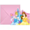 Image de Procos, Carte de voeux + papier à lettres, 6 invitations Princess (6 pcs)