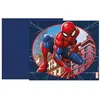 Image de 6 cartons invitation spiderman crime 12x12cm bleu - générique lspi93951