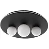 Image de Nova Luce, Plafonnier, VELNA LED Plafonnier noir 52W blanc chaud 17,5x49,5cm dimmable 9061431 (2100 lm)