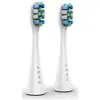 Image de Aeno, Tête de brosse à dents, Replacement heads ADBTH7-8 for Sonic brushes DB7/DB8, white, 2pcs, DuPont bristles (2x)