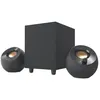 Image de Creative Pebble Plus - Système de haut-parleur - pour PC - Canal 2.1 - 8 Watt (Totale) - noir