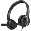 Image de Creative Casque Crea Chat USB 51EF0980AA000 (Filaire, USB-C), Casque micro de bureau, Noir