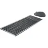 Image de Dell Multi-Device Wireless Keyboard and Mouse Combo KM7120W - Ensemble clavier et souris - sans fil - 2.4 GHz, Bluetooth 5.0 - Belge - gris titan - pour Latitude 5310, 5520