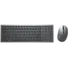 Image de Dell Clavier et souris multi-appareils (BE, Sans fil), Clavier, Argent, Gris