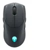 Image de Alienware Tri-Mode Gaming Mouse AW720M - Souris - optique - 8 boutons - filaire, sans fil - USB, 2.4 GHz, Bluetooth 5.1 - Dark Side of the Moon (Noir) - Pour la vente au détail - boîte