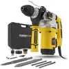 Image de Powerplus, Perceuse + Visseuses sans fil, POWX1175 Boorhamer - 1600W - 5J - SDS-Plus - Trilling reductie - Incl. opbergkoffer en 7 accessoires (Marteau perforateur)