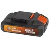 Image de Batterie Dual Power POWDP9021 - pour Outils de Bricolage sans Fil de 20 V - LED d'Indication de Puissance - Plateforme de Batterie