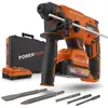 Image de Powerplus, Perceuse + Visseuses sans fil, Marteau perforateur Dual Power 20V- incl. batterie 20V 2.0Ah et chargeur - 5 Acc. (Marteau perforateur)