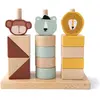 Image de Trixie Baby Jeu d'empilage en bois avec animaux