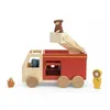 Image de Camion de pompier en bois