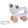 Image de Trixie Baby Bébé en bois à tirer, Mme Souris