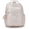 Image de Kipling Sac À Dos Seoul Metallic Glow Doré Grand Femme 100% Polyamide