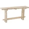 Image de Console bois massif recyclé blanc délavé Liray L 150 cm