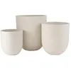 Image de Set de 3 vases céramique blanc Liray