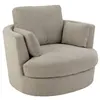 Image de Fauteuil Pivotant Design Alfredo 109cm Gris