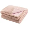 Image de Plaid Imitation Fourrure "Cutie" 130x180cm Rose Clair
