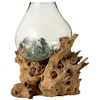 Image de Vase sur Pied Design "Gamal" 50cm Naturel