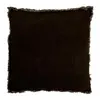 Image de Coussin Déco Franges Velours 45x45cm Vert