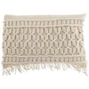 Image de Coussin Déco à Franges "Cosy" 40x60cm Ivoire