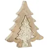 Image de Statuette Déco "Puzzle Arbre de Noël" 30cm Naturel