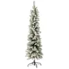Image de Sapin de Noël Enneigé "Christmas" 184cm Vert