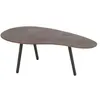 Image de Table de salon goutte aluminium marron Vionia L 90 cm