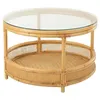 Image de Table Basse en Rotin "Jovelyne" 70cm Naturel