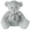 Image de Peluche Enfant "Ourson Noeud" 34cm Gris
