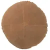Image de Coussin Rond en Cuir "Coleman" 45cm Camel